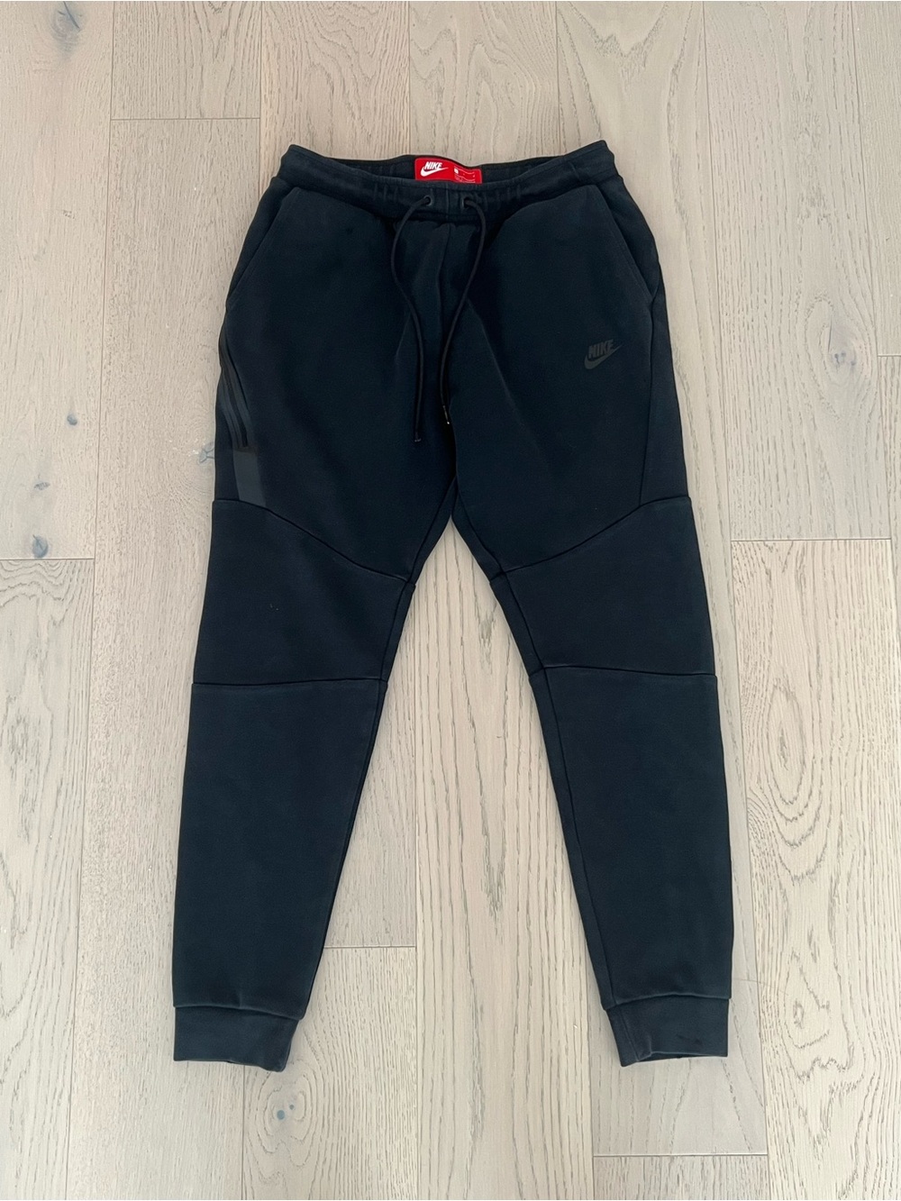 Nike Black Kids Jogger Sweatpants with Drawstring Waist